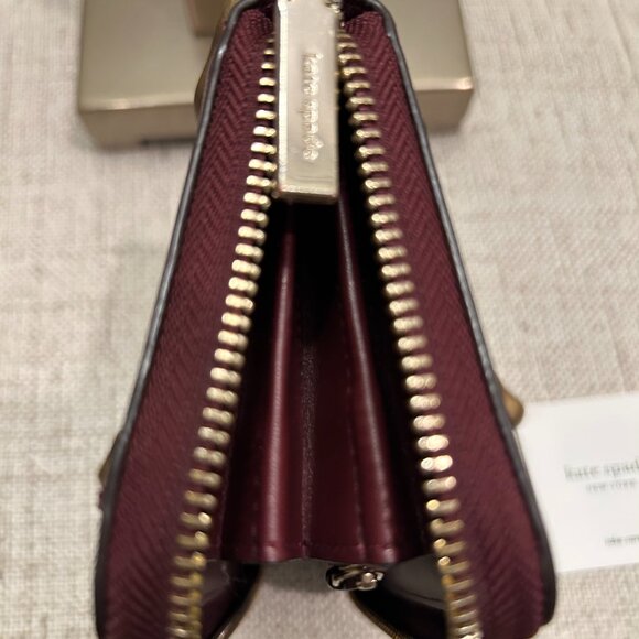Kate Spade New York Madison Large Continental Wallet in Red Jam - Picture 6 of 7